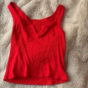 red brandy melville tank top